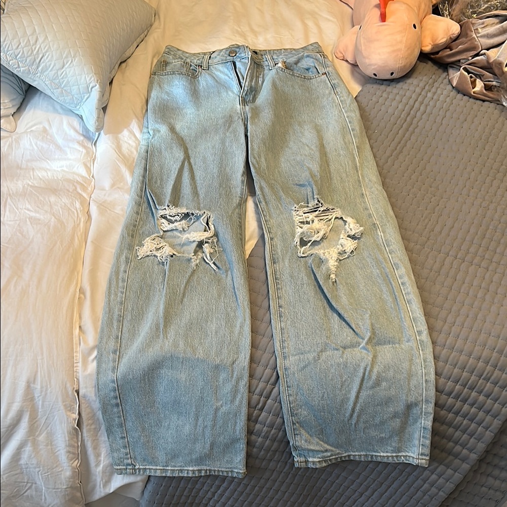 Wild Fable Light Blue Distressed Jeans